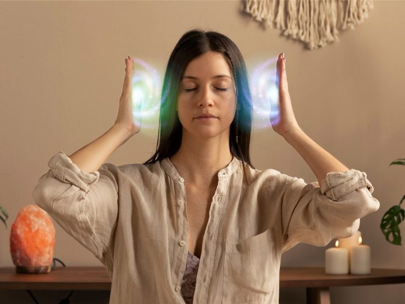Calm Reiki and light therapy session at Stillwater Wellness