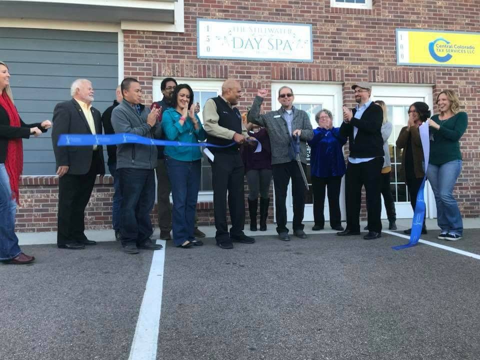 The Stillwater Wellness Center team and neighbours at the 2017 ribbon cutting in Commerce City