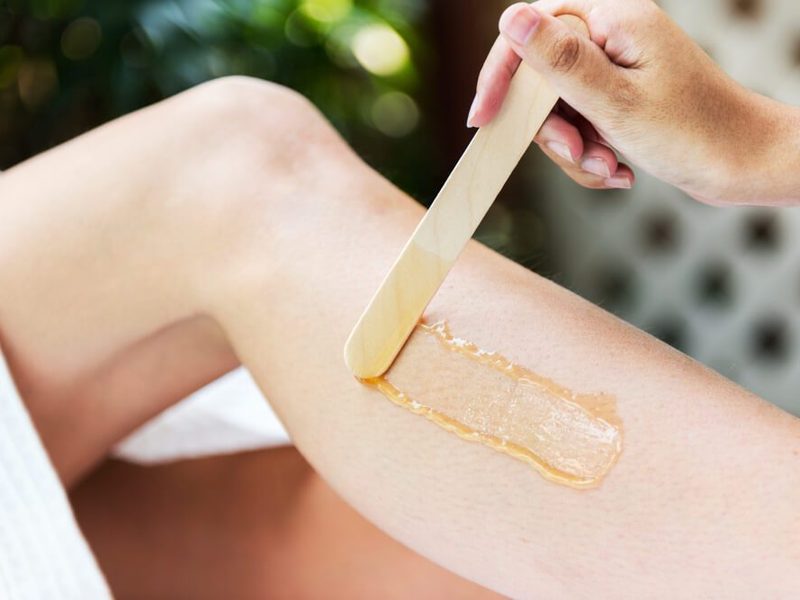 Leg waxing treatment at Stillwater Wellness, Commerce City CO